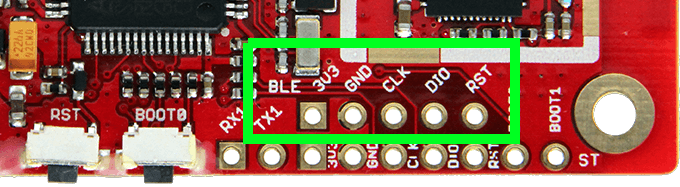 96Boards Carbon nRF51 Debug