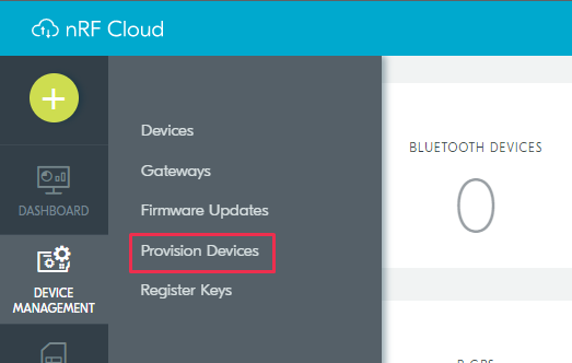 nRF Cloud - Provision Devices