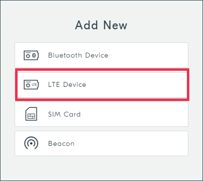 nRF Cloud - Add new device