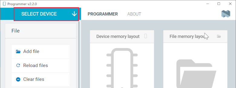 Programmer - Select device