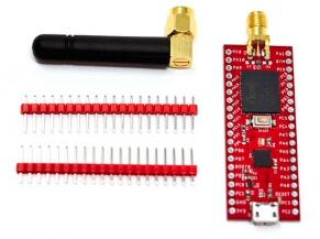 Image of Ronoth LoDev open source development board containing S76S system on a chip