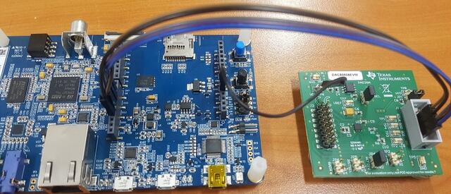 DAC80508 EVM + STM32F746G_DISCO