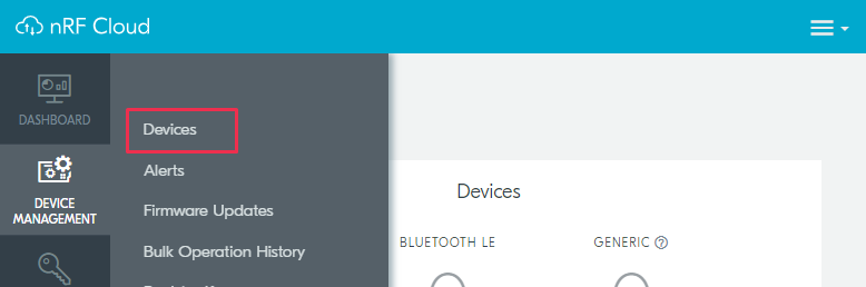 nRF Cloud - Devices