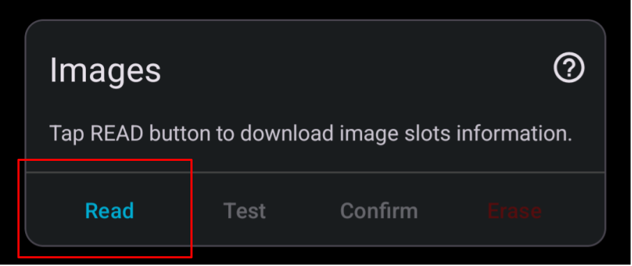 Select Read from Images