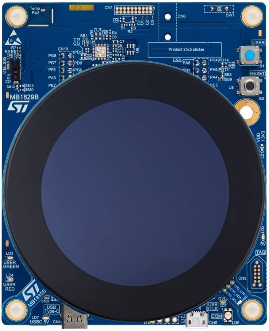 STM32U5A9J-DK Top View