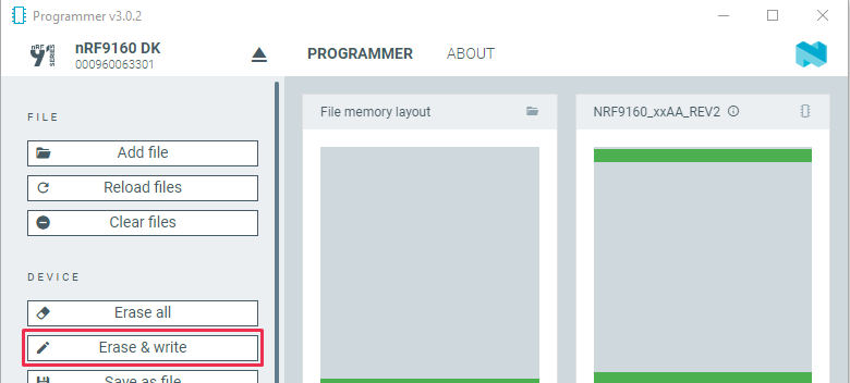 Programmer - Erase & write