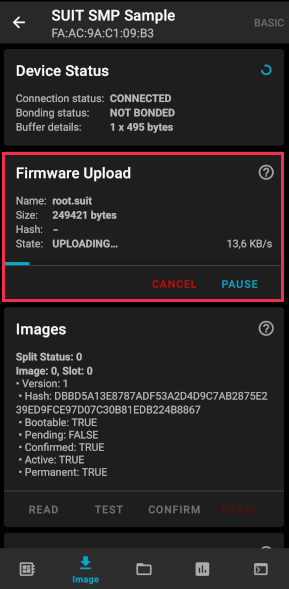 Firmware UPLOADING