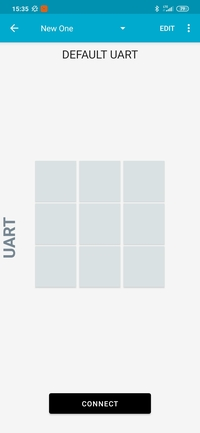 UART application in nRF Toolbox