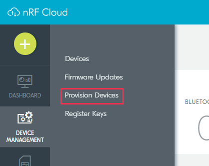 nRF Cloud - Provision Devices